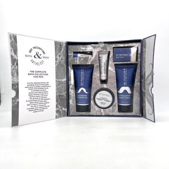 Mens Care Collection Shower Gel Shave Cream Body Soap Exfoliating Scrub Lip Balm - Picture 3 of 10